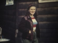 Pretty Woman Riding Horse 1949 Tacoma Washington 8mm Film Reel Home Movie