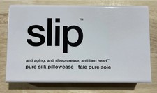 SLIP-Queen 20x30 Inch White Pure Silk Pillowc...