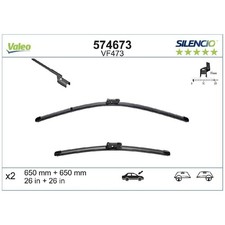 Scheibenwischer Set vorne für Peugeot 508 1 8D SW 8E RCZ | 23976585