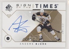 2018-19 SP Authentic Sign of the Times Anders Bjork #SOTT-AB Auto aw2