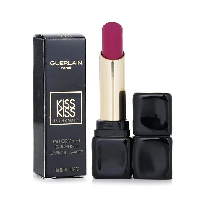 Guerlain - Kisskiss Tender Matte Lipstick - # 880 Caress Plum 2.8g/0.09oz - Image 2 of 3