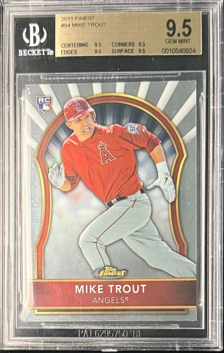 Topps Mike Trout Grade 9.5 Baseball Sports Trading Cards