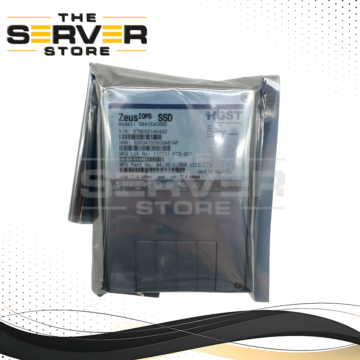 S841E400M2 HGST Zeus IOPS SSD 400gb 6gbps SAS 2.5'' Solid State