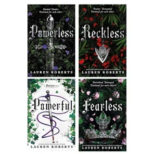 Powerless Trilogy and Fearless Powerful 4 Books Collection Set by Lauren Roberts