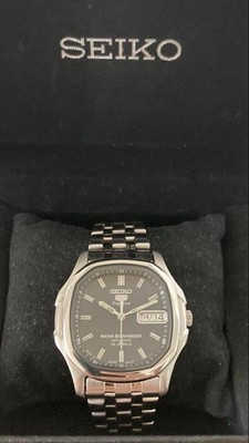 Seiko 5 Superior SKZ037 Black Dial Automatic Discontinued Watch