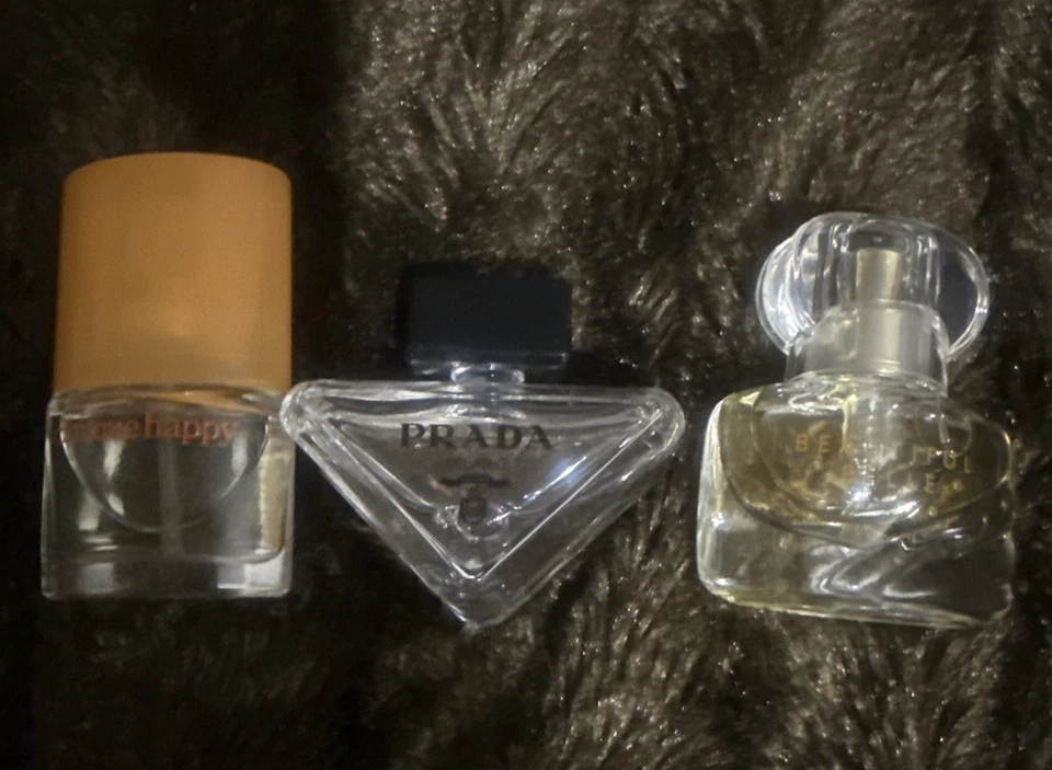 Perfume de gama alta 3 piezas conjunto miniatura PRADA,ESTEE LAUDER y CLINIQUE MINIS Foto 2 de 3