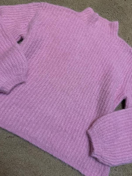 Women Bruuns Bazaar Sweater Pink Alpaca 38 / M /