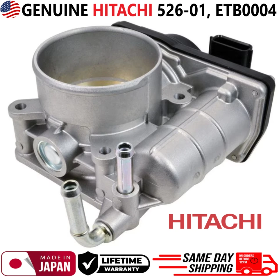 GENUINE HITACHI Throttle Body For 2007-2013 Nissan Altima Sentra Rogue, 526-01 - Image 3 of 4