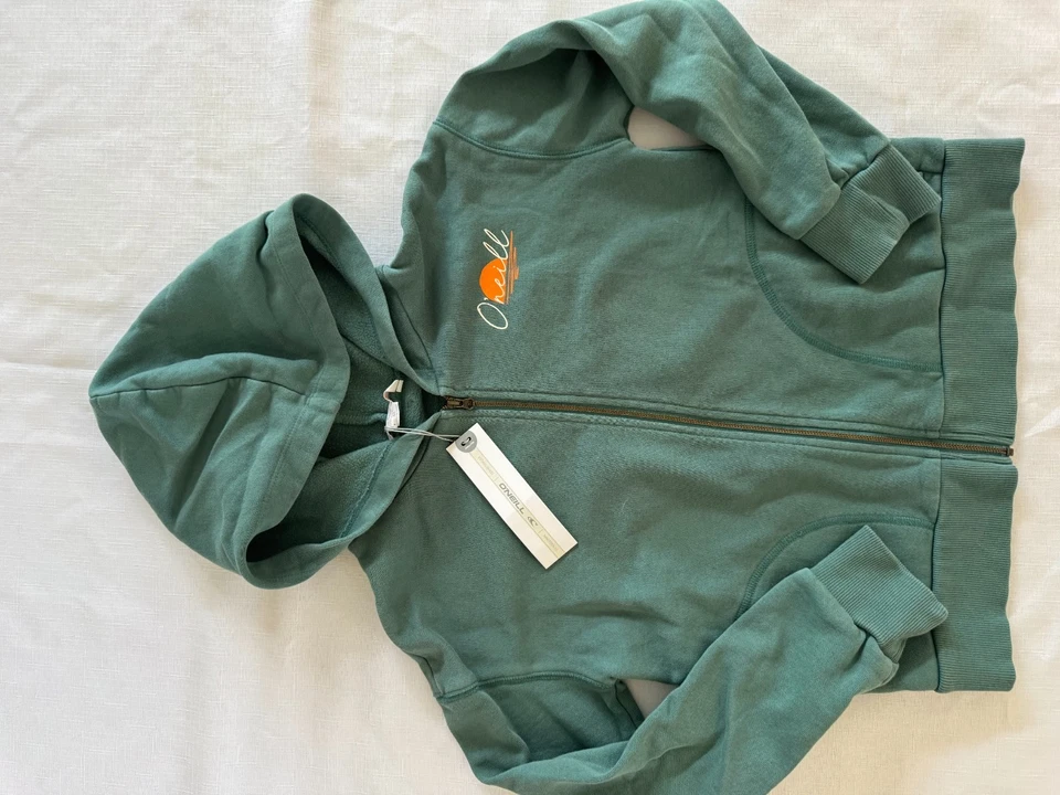 O'NEILL "LOU" NIÑAS CREMALLERA SUDADERA CON CAPUCHA SURF PLAYA SUDADERA MEDIANA 8/10 Foto 3 de 4