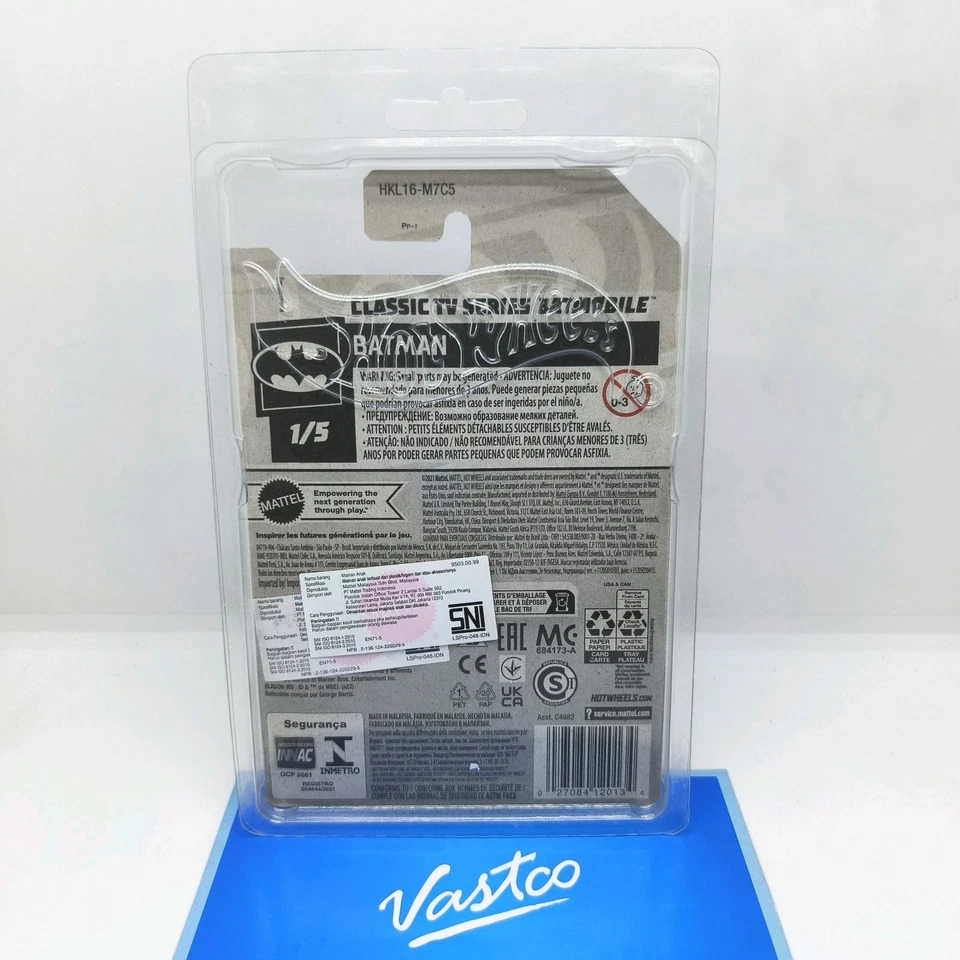 Hot Wheels Super Treasure Hunt BATMAN Classic TV Series Batmobile STH TH$ Tooned - Image 2 of 4