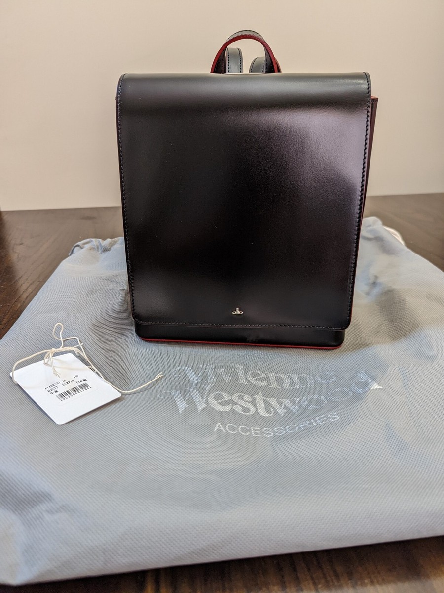 Vivienne Westwoodのバッグ Vivienne Westwood Casual Style Street Style Bi-color Plain Leather