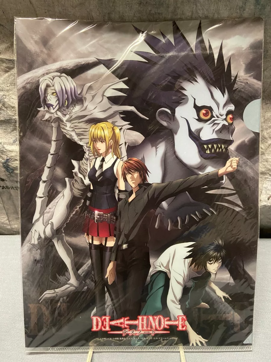 Death Note anime clear file folder authentic Kira Light Yagami L