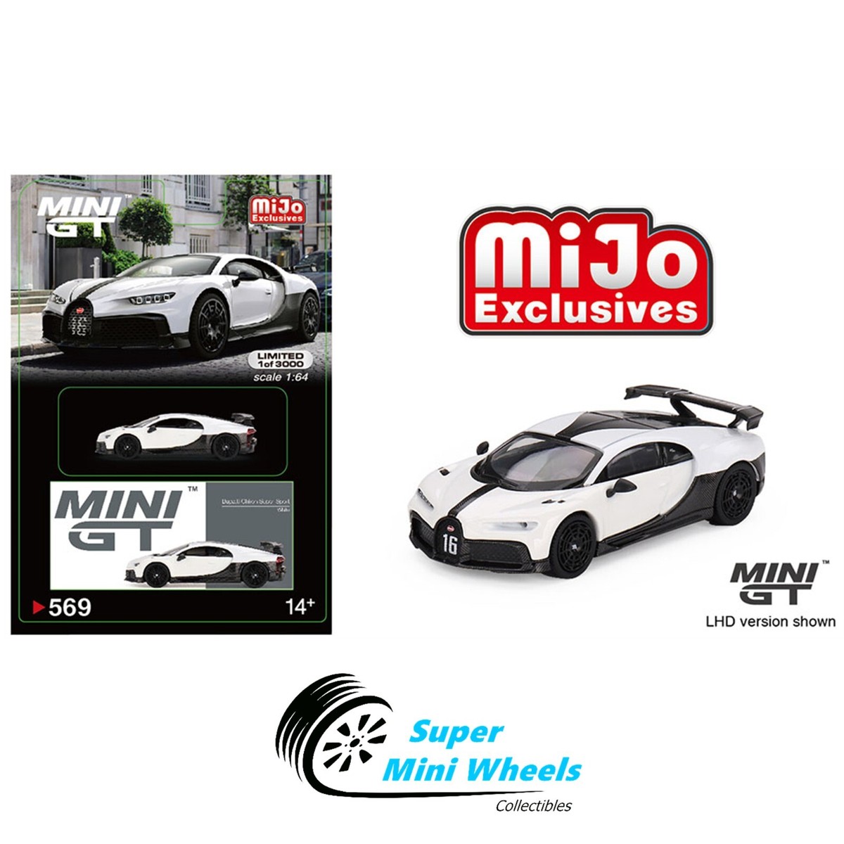 MINI GT ブガッティ シロン スーパースポーツ (ホワイト) チェイスカー