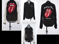Rolling Stones Jacket Bomber Silk Reversible Japan Tokyo Jack Rose Vintage T3 M