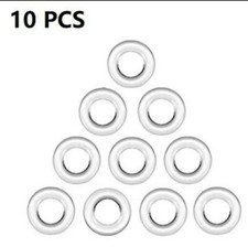 10 pc Clear Silicone Cock Rings Harder Erections Delay Ejaculation Hygienic
