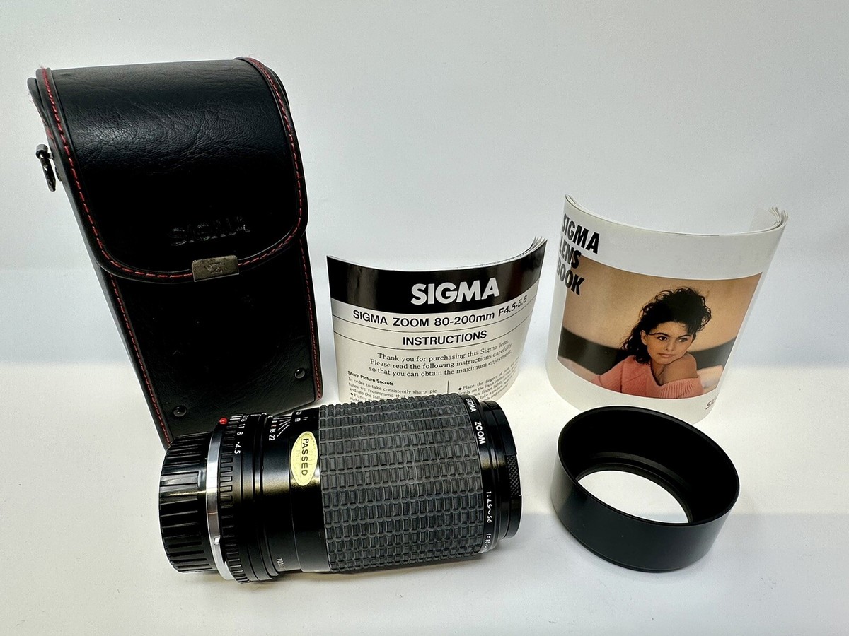Sigma Zoom 80-200mm 1:4.5~5.6 Macro lens for minolta (59) | eBay