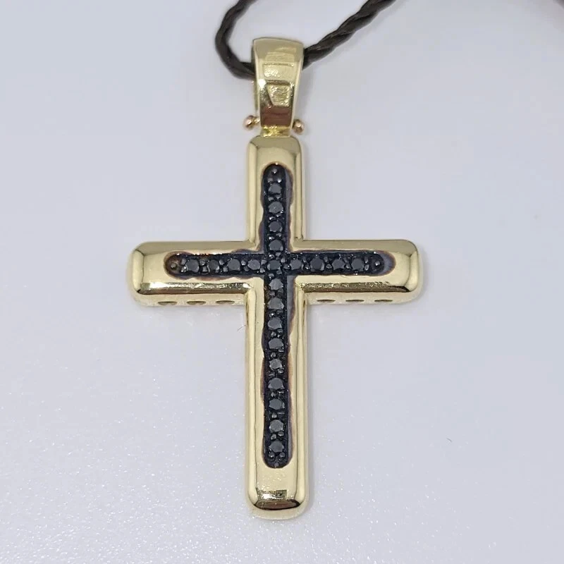 Collana Oro Bianco Uomo Croce E Diamanti | Confronta prezzi