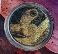 DUNE® Sand Worm 1 oz Silver (Colorized; TEP display card)