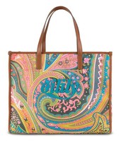 Oilily Sheilas Shopper Schultertasche Shopper Tasche Chive GrüN Bunt Neu