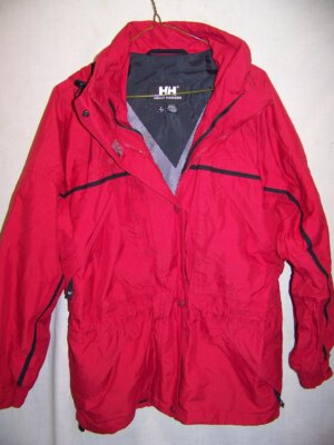 Helly Hansen Waterproof Hooded Rain Jacket, Men's Small