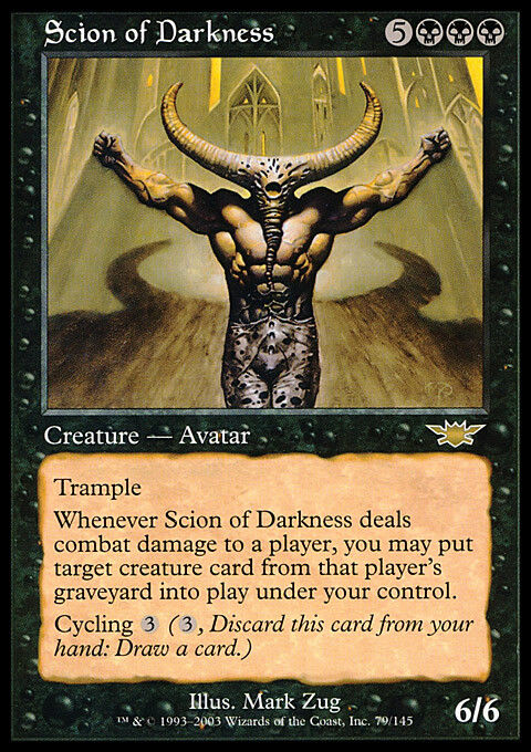 MTG Magic the Gathering Scion of Darkness (79/145) Legions LP