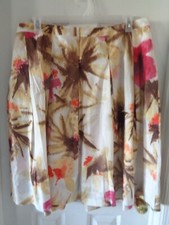 Talbots Woman - Lightweight - Cotton Blend - Pleated Skirt - Size 18W