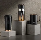STARBUCKS Korea 2024 Black Matte Elma Tumbler  Debbi Handle Mug Stanley Thermos