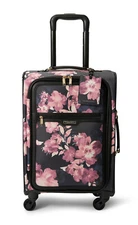 Victoria's Secret VS Carry On Suitcase Luggage Spinner Floral Night Bloom