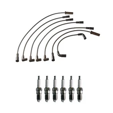 Denso Wire Set 7mm and 6 U-Groove Spark Plugs 0.06 Kit For Chevy GMC 4.3L V6