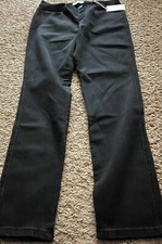 NWT WOMENS VERVET HAYLIE HIGH RISE SKINNY BUTTON FLY JEANS-SIZE 32-BLACK DENIM N