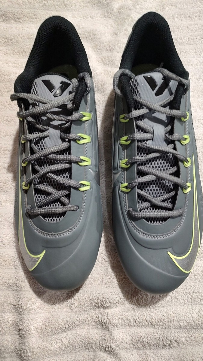 Nike Vapor Edge 360 VC Football Cleats Smoke Gray Volt  display picture 1