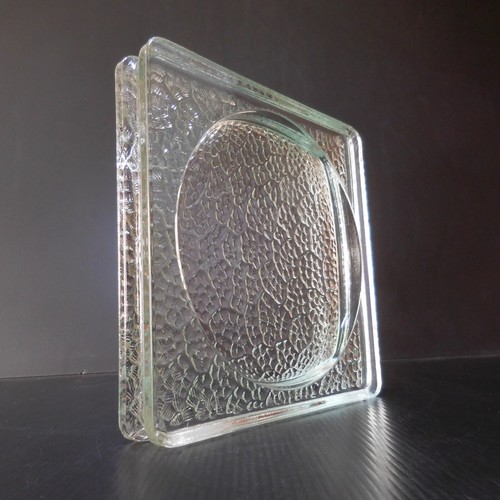N9336 Cut Tidy Square Vintage 1930 Design Art Deco Glass Clear - Picture 2 of 12
