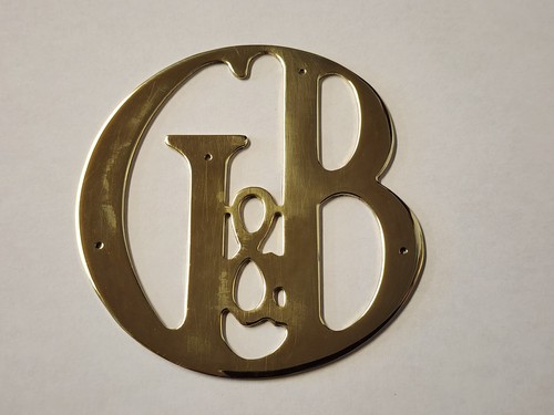 G&B Gilbert & Barker Gas Pump Logo Plate Shell Texaco Standard Gulf etc - Picture 6 of 6