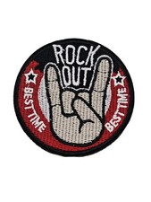 Rock Out - Embroidered Iron On Patch