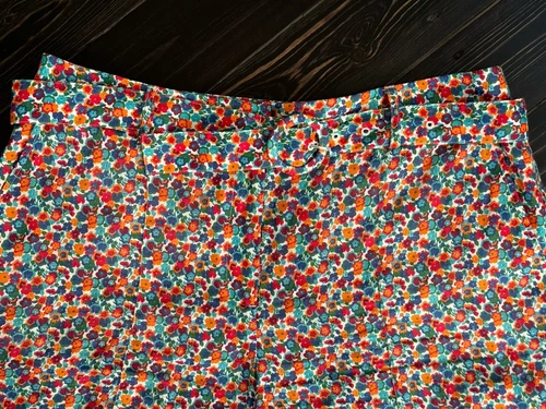 Sportscraft Size 16 Gleeson Liberty Floral 100% Linen Shorts - Picture 5 of 10