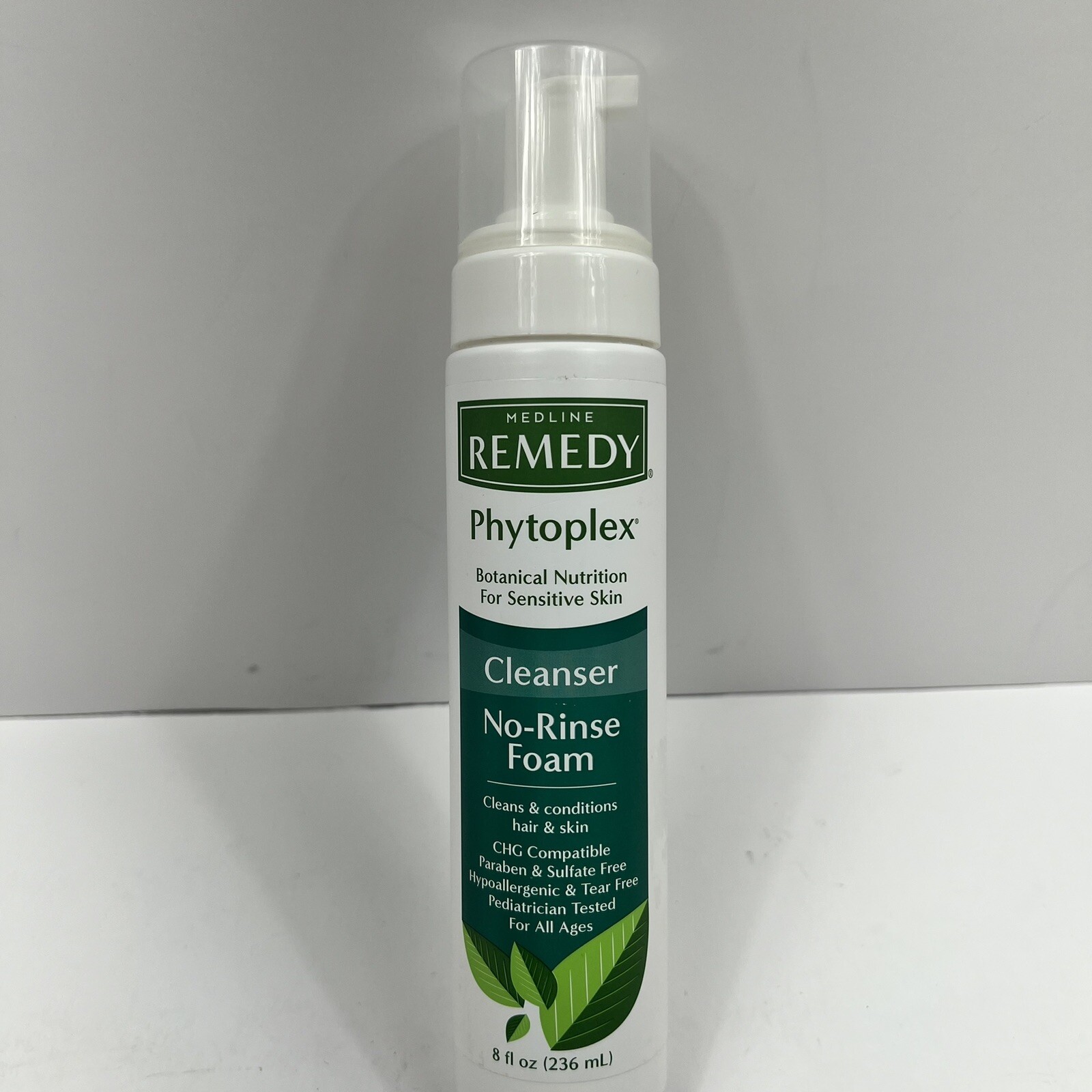 Medline Remedy Phytoplex Hydrating Cleansing Foam No-Rinse Body Wash Clean 8oz