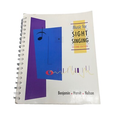 Music for Sight Singing 2nd Edition Benjamin Horivit Nelson Sheet Music Book