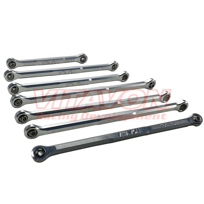 Vitavon Defender CNC Alu7075 Links Set For TRAXXAS TRX-4 1:10 Silver - Image 4 of 4