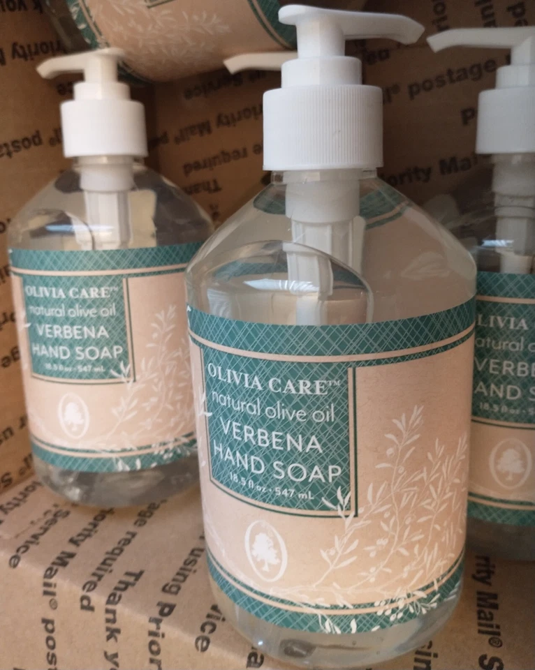 ¡Lote de 6 jabones de manos Olivia Care Verbena! All Natural 18,5 fl oz - Envío gratuito Foto 2 de 4