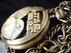 Star Wars Pocket Watch - Japan Import - New - Vtg Bronze Version - Box Dented