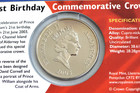Prince William of Wales, June 21,2003 ,21st Birthday Commemorative Coin — photo 4