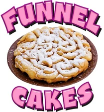 Funnel Cakes DECAL (CHOOSE YOUR SIZE) Food Truck Concession Vinyl Sticker