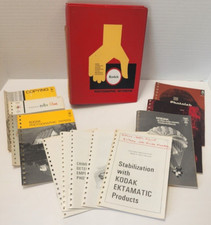 Vintage Kodak Photographic Notebook Binder with 11 Booklets Insert Pocket 1960's