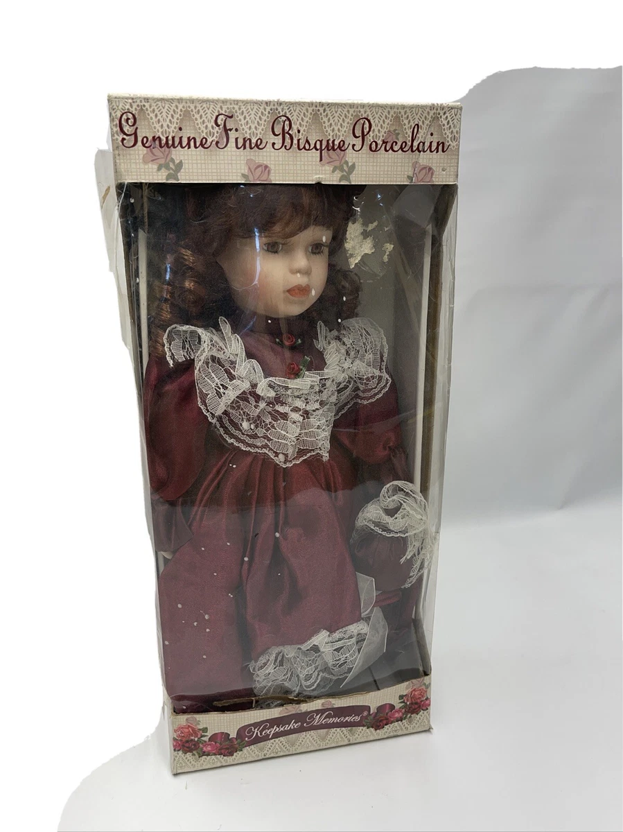 GENUINE FINE BISQUE PORCELAIN DOLL