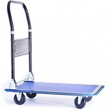 Flat Bed Trolley Platform Sack Truck For Warehouse Office Garden