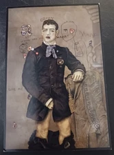 vtg OS art gallery invitation card Julio GALAN My Mirrors 2001 Miller Gallery