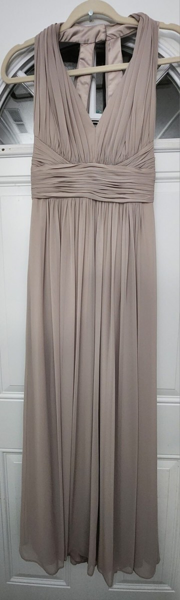 bridesmaid dresses like azazie Kaitlynn Chiffon Cabernet Size UK 28 _nscat_Root Catalog : REAL : Clothing : Women empire style that flatters Color:PLATINO Brittany Structured Bridesmaid Dress