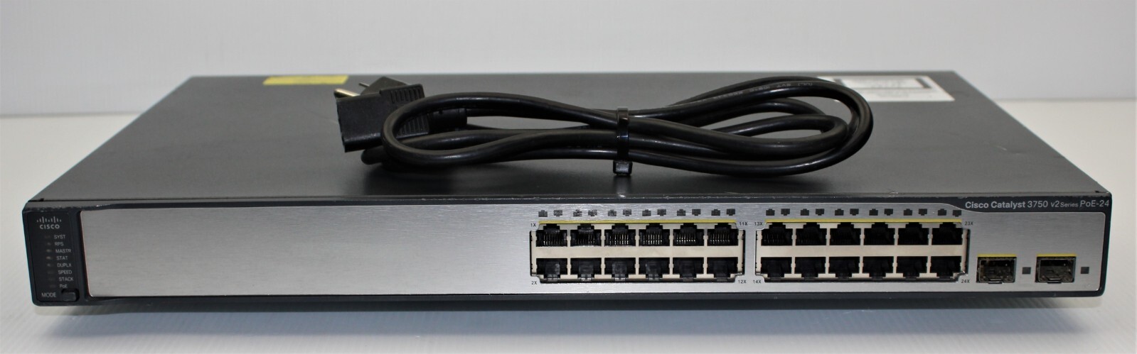 CIsco | WS-C3750V2-24PS-E | 24-Port POE Network Switch