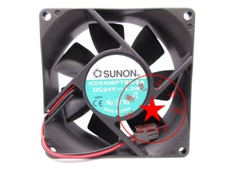 SUNON KD2408PTBX-6A 8025 24V 4.3W 8cm double ball inverter cooling fan 