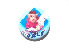 PRO PALS PIG - VINTAGE BUTTON PIN